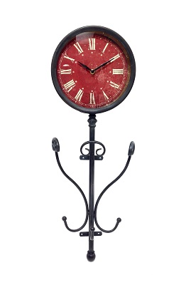 Hat Rack Wall Clock